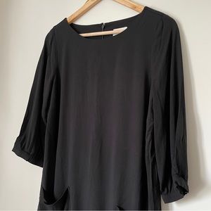 Frank and Oak black dress
